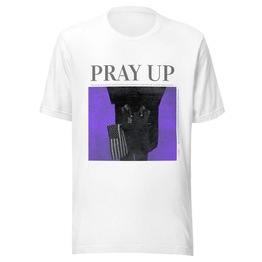 Christian t-shirt Psalm 1:1-2 - PrayUp